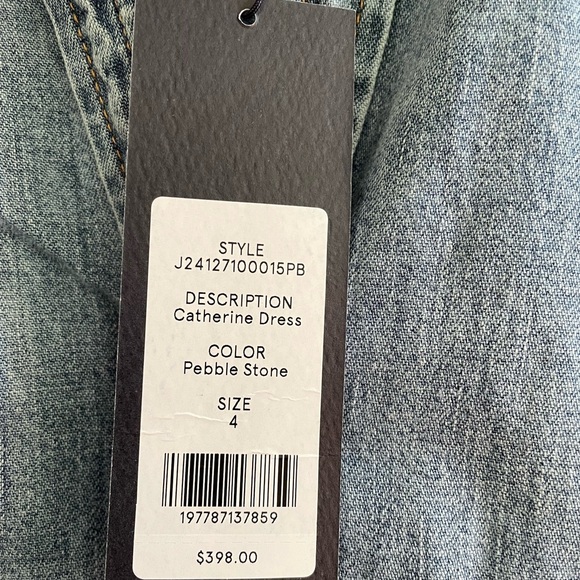 Veronica Beard Denim Blue Catherine Mini Dress - Picture 3 of 9